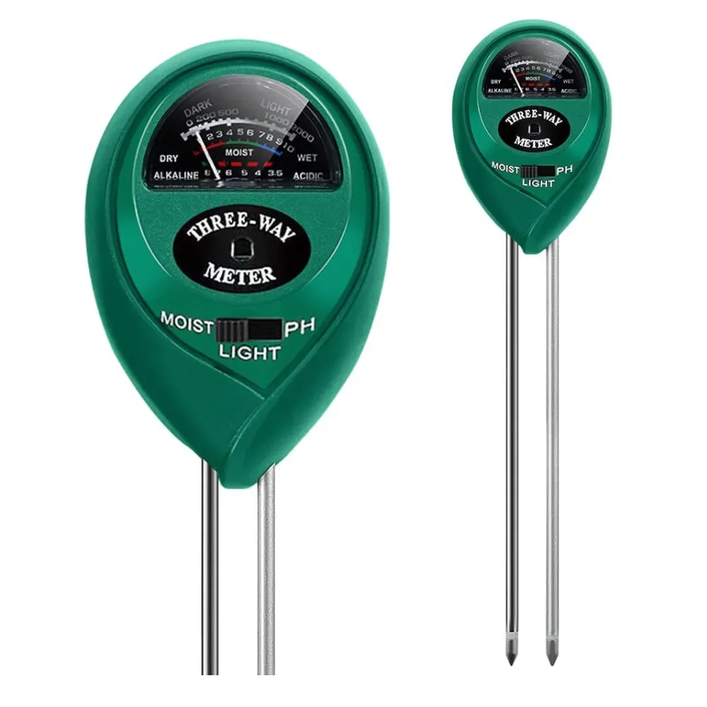 Moisture & pH Meters 1X Soil Ph Tester Water Moisture 3 In Meter Kit For Garden Plant Testing