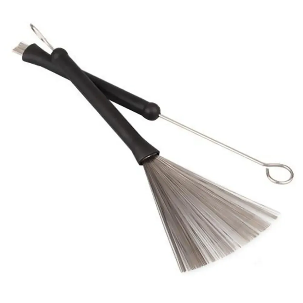 2Pcs Retractable Loop End Drum Brushes For Jazz Stick Musical Accessories Percussion Accessories