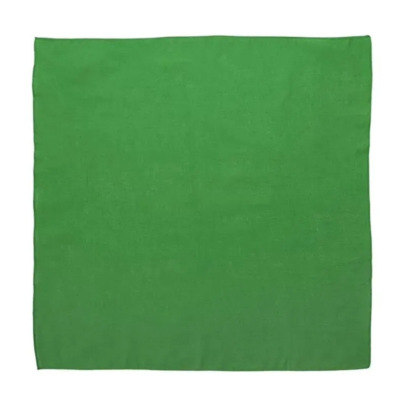 Br Costumes Bandana Paisley 100% Cotton Head Wrap Durag Bandanna Summer Biker Scarf Mask Green (Plain) Scarves