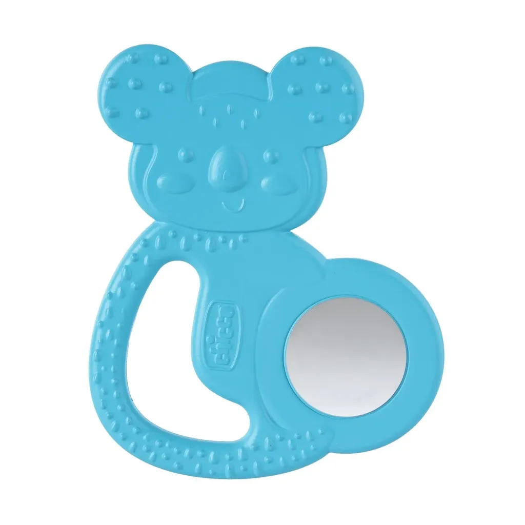 Chicco Stainless Steel Teether 4M+ Cooling Relief for Boy - Blue