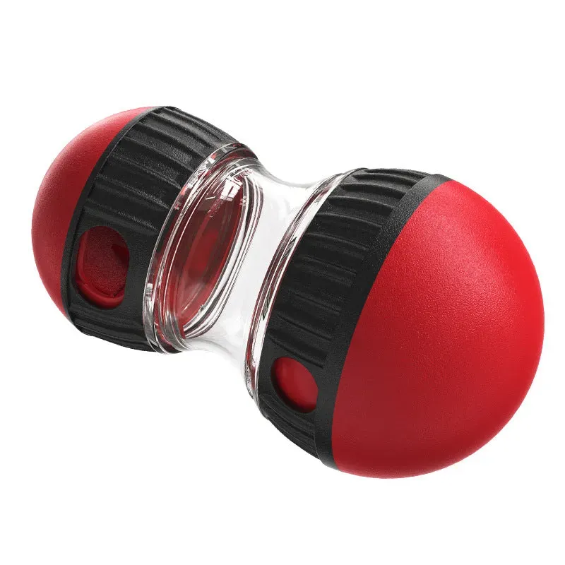 Elosung Red Interactive Dog Slow Feeder Toy Food Dispenser Ball For Healthy Digestion Dishes Feeders & Fountains