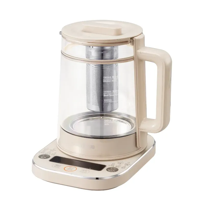 Joyoung Eletric Glass Kettle Set With Stewing Pot Tea Basket Egg Holder 1.5L Kettles