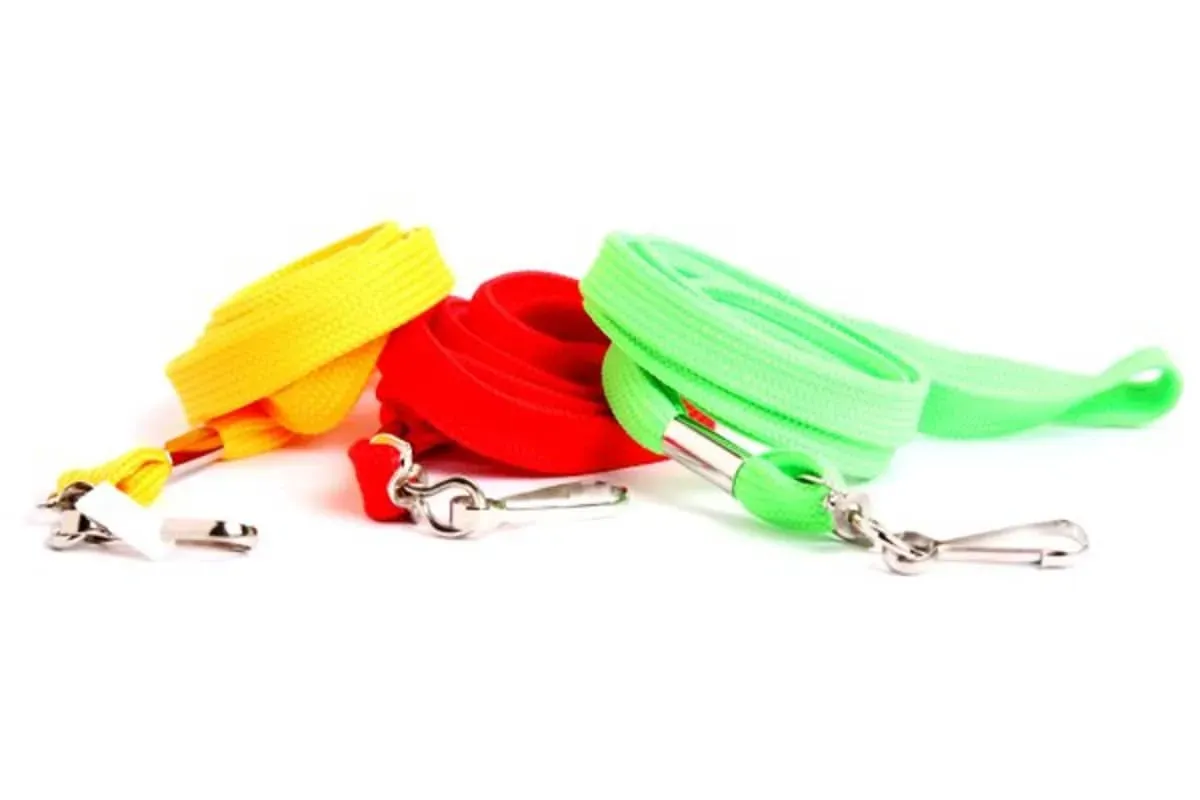 Leo Plain 10mm Tubular Lanyard with Swivel Hook