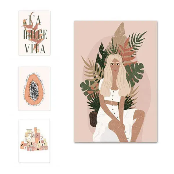 La Dulce Vita Canvas Prints Home Decor Wall Art Posters & Prints