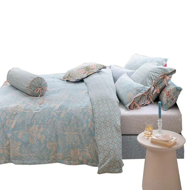 Pip Studio Origami Tree Light Blue Quilt Cover Set Quilt Covers