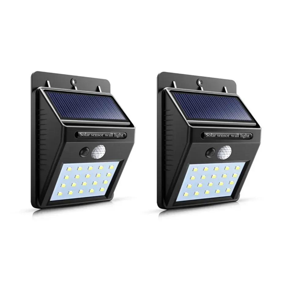 Solar Induction Motion Sensor Wall Lights Ip64 Waterproof Led Outdoor Garden Street Landscape & Walkway Lights