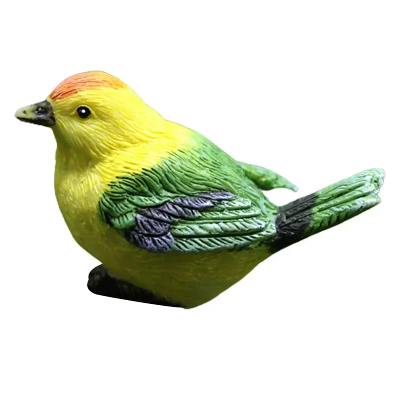 Tree Sculpture Bird Nest Design Desktop Decoration Resin Table Top Car Ornamental Statue For Garden Sculptures & Figurines
